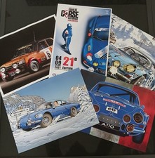 RENAULT - ALPINE -  AFFICHE POSTER - LOT DE 5