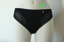 NEUF @@ SUPERBE SLIP TRANSPARENT NOIR + AVET +  M ou L (FR 38/40 ou 42/44)