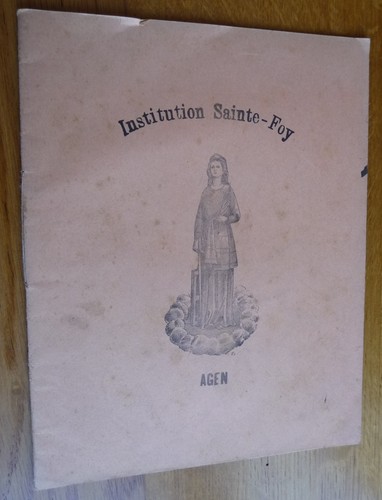 Ancien protège cahier - ancien, protège-cahier