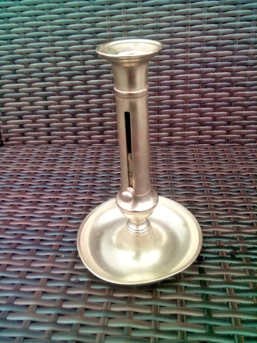 Bougeoir laiton avec - bougeoir, bouton