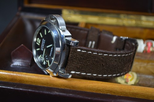 Watch strap 22 brown - ma,