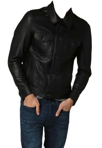 Veste camionneur noire pour