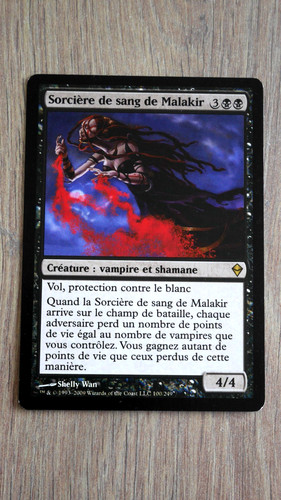 Carte magic sorcière de - :,
