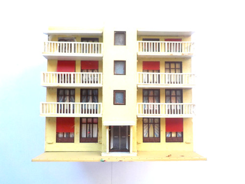 Décor maquette jouef immeuble - décor,