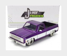 JADA 35857 CHEVROLET - C-10 PICK-UP PERSONNALISÉ 1985 - VIOLET BLANC - 1/24