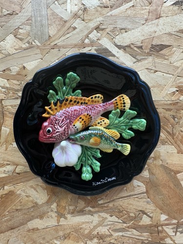Céramique assiette trompe - céramique,