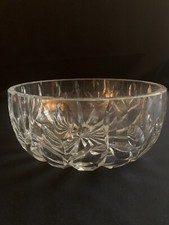 Saladier, coupe à fruits, Saint louis, cristal taillé, signé.