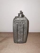 Ancien Flacon En Étain