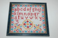 Ancien tableau , abécédaire