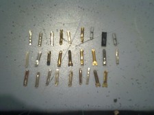 lot de 23 eclisses laiton et 3 eclisses isolantes ech HO