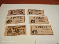 Lot Tickets Vintage CTS Bière Perle