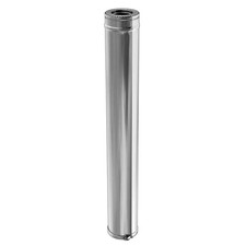 Conduit Isolé Double Paroi TEN Duoten 1000mm Inox 316/304 Ø80/130mm avec Bride