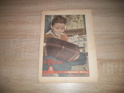 Ancien journal pèlerin - ancien, journal,