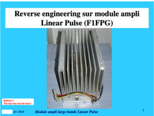 Linear Pulse AMPLIFIER -radio amateur PA -250W- PA 144MHZ not ICOM RM etc!