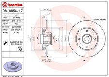 DISQUES DE FREIN+ROUL BREMBO -