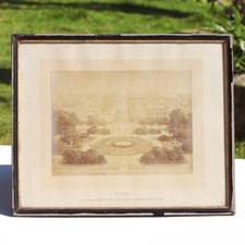 Ancienne photo sous cadre Le