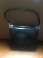 SAC SANDRO bleu marine vintage