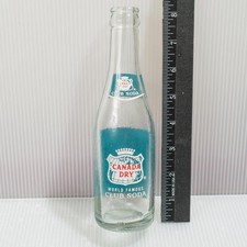 Bouteille Publicitaire Vide De Canada Dry Club Soda De 7 Oz