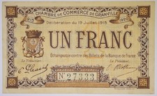 Chambre de commerce de Granville - Mont Saint Michel - Un Franc