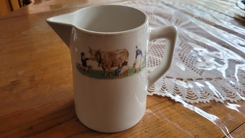 Ancien pot lait faîence - à,
