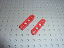2 x LEGO Technic Red Liftarm