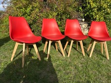 Lot de 4 Chaises style