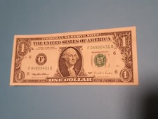 BILLET   1 DOLLAR ETATS UNIS