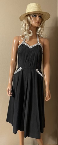 Robe dos évasée - évasée, (made