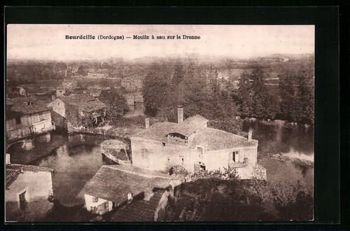 Cpa bourdeilles moulin - cpa, à