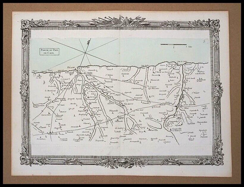 Carte maritime ancienne des