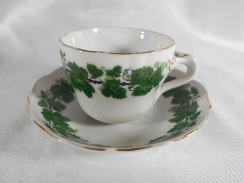 Tasse sous - tasse, feuillage