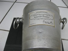 Seau à Champagne - Laurent Perrier  REIMS en aluminium vintage