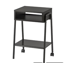 ? IKEA magnifique table de chevet noire à 2 roulettes H 65 cm L 45 cm et P 35 c