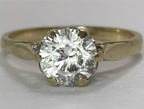 Bague solitaire vintage - vintage, or