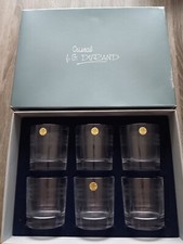 Service de 6 verres à  Whisky en cristal d'Arques, modèle Villiers Miramar Neuf 