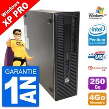 PC HP ProDesk 600 G1 SFF Intel G3220 RAM 4Go Disque Dur 250Go Windows XP