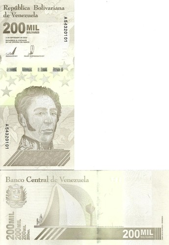 Venezuela 200000 bolívares
