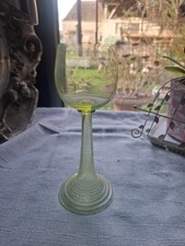 1 VERRE COULEUR EN CRISTAL DU