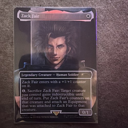 Carte promo zack fair mtg - carte,