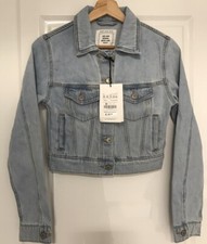 Crop Veste Courte Top Jean