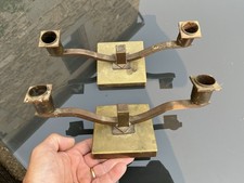 ⭐️ ANCIEN BOUGEOIR ART DECO ADNET PERZEL antique 1930 CHANDELIER CANDLE HOLDERS