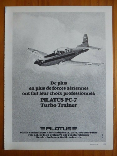 1982 pub pilatus 7 turbo - pub,