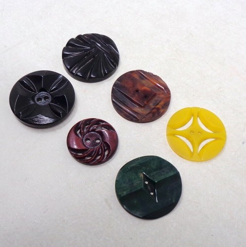 Lot boutons anciens en - lot, 6