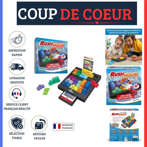Thinkfun rush hour jeu - hour,