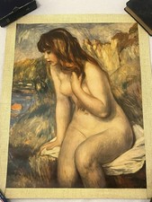 Affiche Lithographie Baigneuse