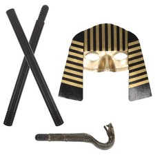  Accessoires De Vacances Pour Enfants Couronne Égyptienne Masque Carnaval