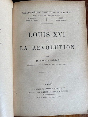 Louis xvi revolution par - la,