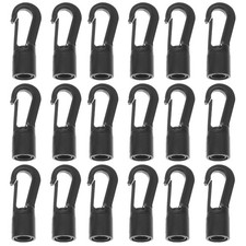 25pcs Corde élastique crochets en plastique amorces