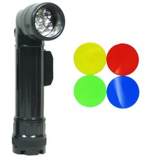 Armee Americaine Noir angle droit TL-122 Torche - Repro Americain Grand Lampe