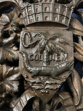 Blason fer forgé portail - fer,